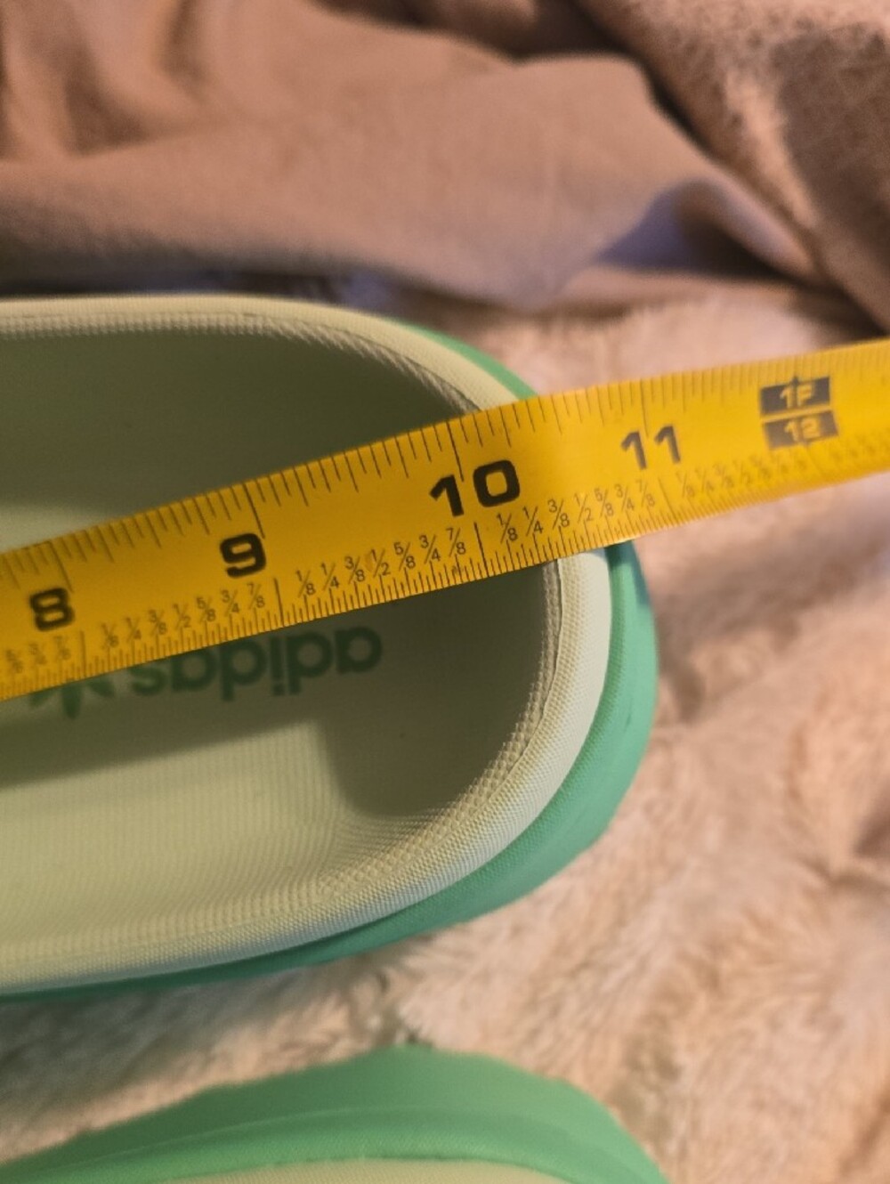 Adidas Women's AdiFOM x Stan Smith Slides Energy Green JI2612 Size 9 - Picture 5 of 5
